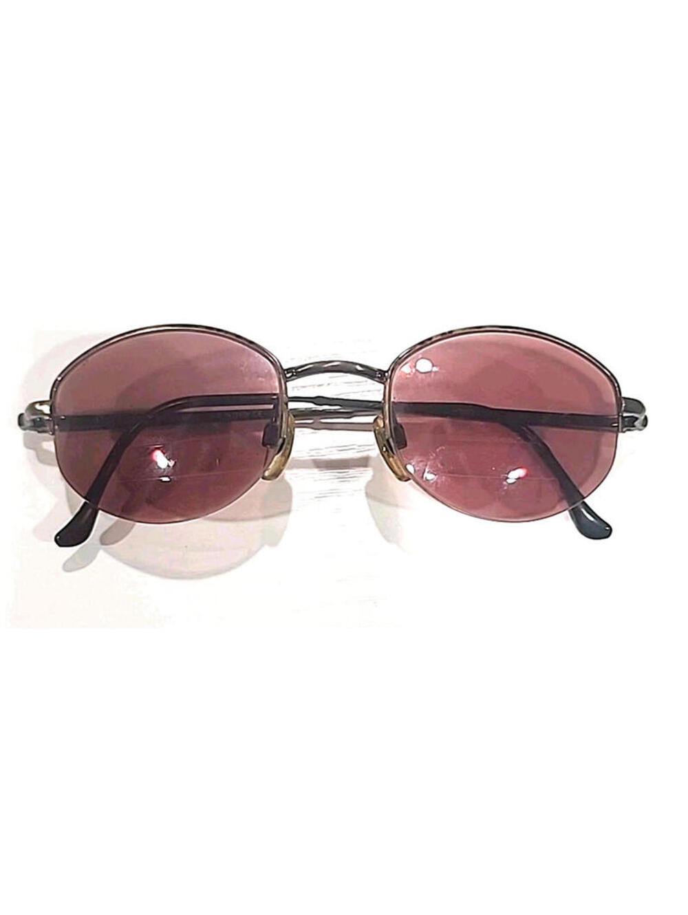Emporio Armani 080 1021 No Lenses Small Brown Oval Eyeglasses Frame 49-21 135 - Picture 8 of 8